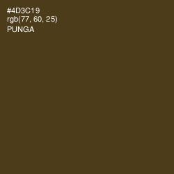 #4D3C19 - Punga Color Image