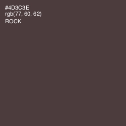 #4D3C3E - Rock Color Image