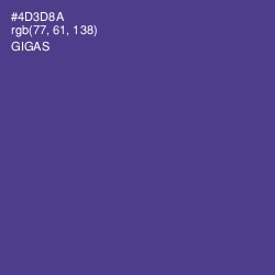 #4D3D8A - Gigas Color Image