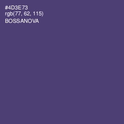 #4D3E73 - Bossanova Color Image