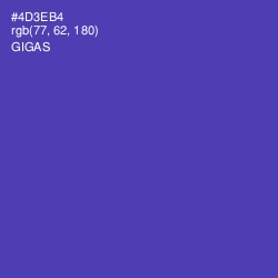#4D3EB4 - Gigas Color Image
