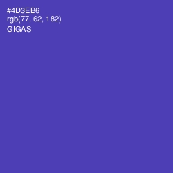 #4D3EB6 - Gigas Color Image