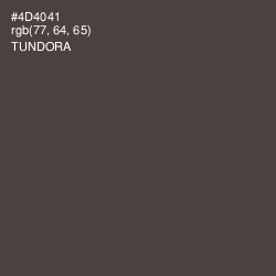 #4D4041 - Tundora Color Image