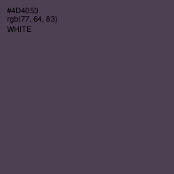 #4D4053 - Mako Color Image