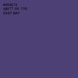 #4D4074 - East Bay Color Image