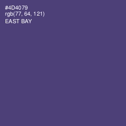 #4D4079 - East Bay Color Image