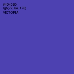 #4D40B0 - Victoria Color Image