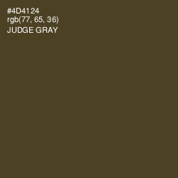 #4D4124 - Judge Gray Color Image