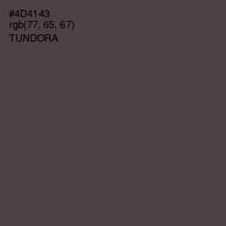 #4D4143 - Tundora Color Image