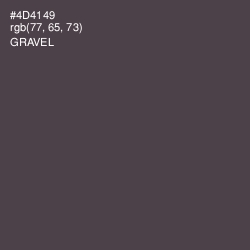 #4D4149 - Gravel Color Image