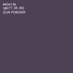 #4D4156 - Gun Powder Color Image
