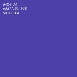 #4D41A9 - Victoria Color Image