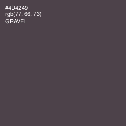 #4D4249 - Gravel Color Image