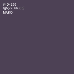 #4D4255 - Mako Color Image