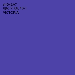 #4D42A7 - Victoria Color Image