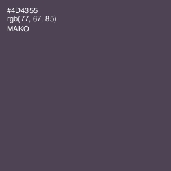 #4D4355 - Mako Color Image