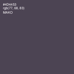 #4D4453 - Mako Color Image