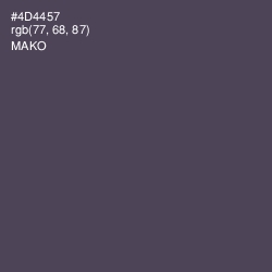 #4D4457 - Mako Color Image