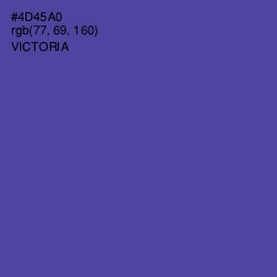 #4D45A0 - Victoria Color Image