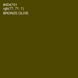 #4D4701 - Bronze Olive Color Image