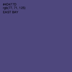 #4D477D - East Bay Color Image