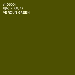 #4D5001 - Verdun Green Color Image