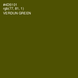 #4D5101 - Verdun Green Color Image