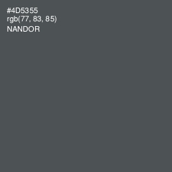 #4D5355 - Nandor Color Image