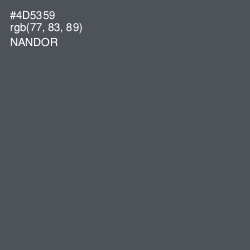 #4D5359 - Nandor Color Image