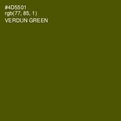 #4D5501 - Verdun Green Color Image