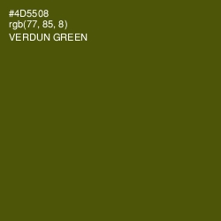 #4D5508 - Verdun Green Color Image