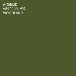 #4D592D - Woodland Color Image