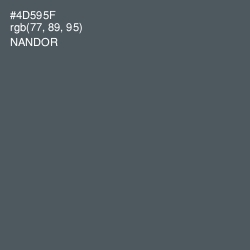 #4D595F - Nandor Color Image