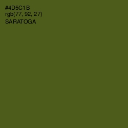 #4D5C1B - Saratoga Color Image