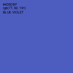 #4D5CBF - Blue Violet Color Image