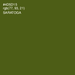 #4D5D15 - Saratoga Color Image