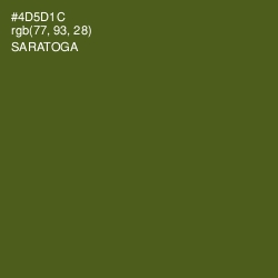 #4D5D1C - Saratoga Color Image
