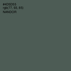 #4D5D55 - Nandor Color Image