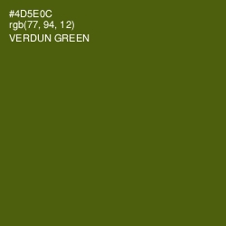 #4D5E0C - Verdun Green Color Image