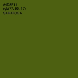 #4D5F11 - Saratoga Color Image