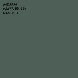 #4D5F56 - Nandor Color Image