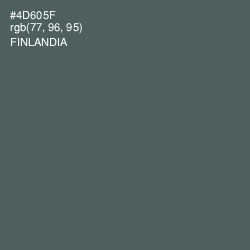 #4D605F - Finlandia Color Image