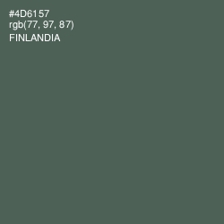 #4D6157 - Finlandia Color Image