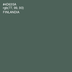 #4D635A - Finlandia Color Image