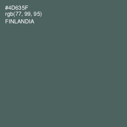 #4D635F - Finlandia Color Image