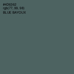 #4D6362 - Blue Bayoux Color Image