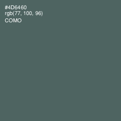 #4D6460 - Como Color Image