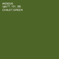 #4D6526 - Chalet Green Color Image