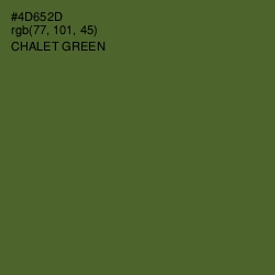 #4D652D - Chalet Green Color Image