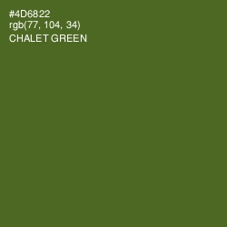 #4D6822 - Chalet Green Color Image
